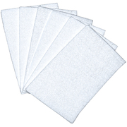 Hti White Scuff Pads - 4.5" X 6" - 10 Pads/Pack - Non-Coarse Pk HT-4510W